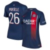 Original Fußballtrikot Paris Saint-Germain 2023-24 Mukiele 26 Heimtrikot Für Damen